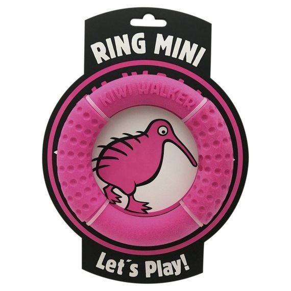 Іграшка для собак Kiwi Walker Ring Mini, 13.5 см, рожевий | Зображення 1