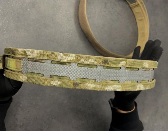 Військово-тактичний ремінь композитний пластик Range Belt D-Ring Cobra Buckle мультикам | Зображення 1