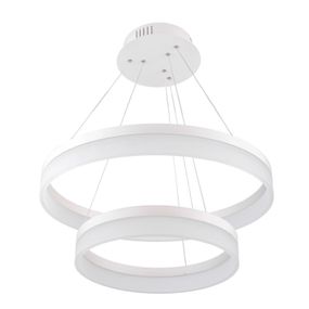 Светильник потолочный подвесной светодиодный BR-962S/36W+54W LED WH