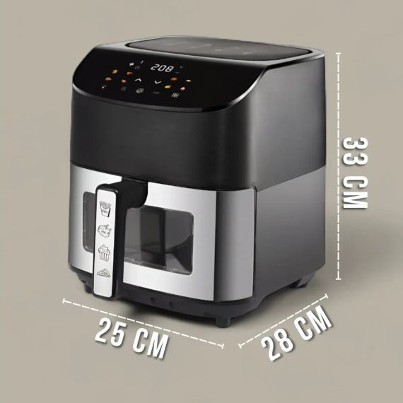 Аэрофритюрница 10 л с 6 программами и антипригарной чашей BITEK BT-9501 4200Вт | Зображення 8