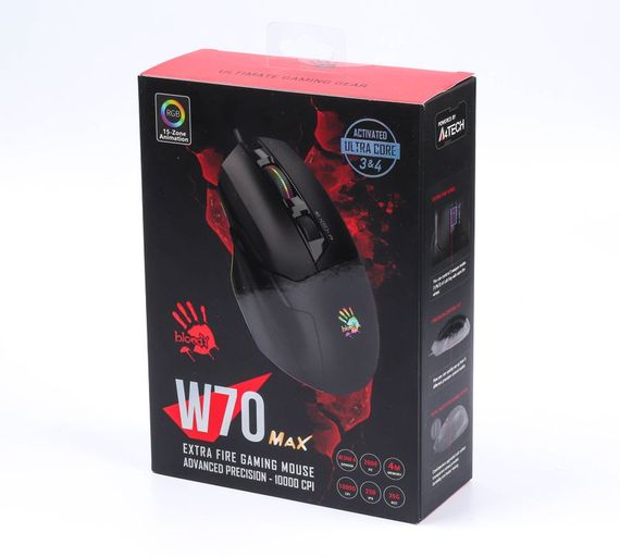 Миша ігрова A4Tech W70 Max Bloody,чорна, активоване ПЗ Bloody | Зображення 9
