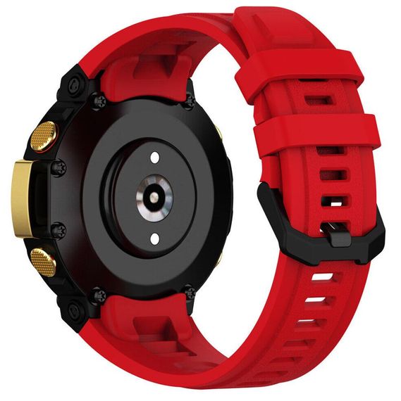 Силіконовий ремінець Primolux для смарт годинника Xiaomi Amazfit T-Rex 2 (A2169 / A2170) - Red | Зображення 1