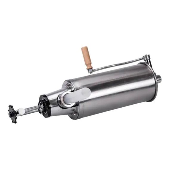 Вертикальний шприц для ковбаси 3 л з нержавіючої сталі шприц ковбасний 4 насадки 16788-7 | Зображення 7