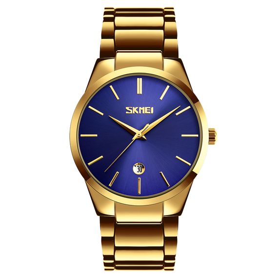 Чоловічий годинник Skmei 9140GDBU Gold-Blue