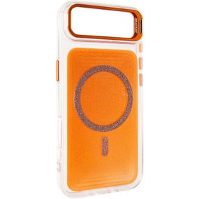 Чохол TPU+PC Jewel Sparkle with Magnetic Fit для Apple iPhone 17 Air (6.5") Orange Sparkle