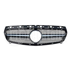 Решетка радиатора Mercedes Benz W176 12-15 (серебристая/чёрная) AMG A45, AutoTechteile, 130 8886, 176 888 08