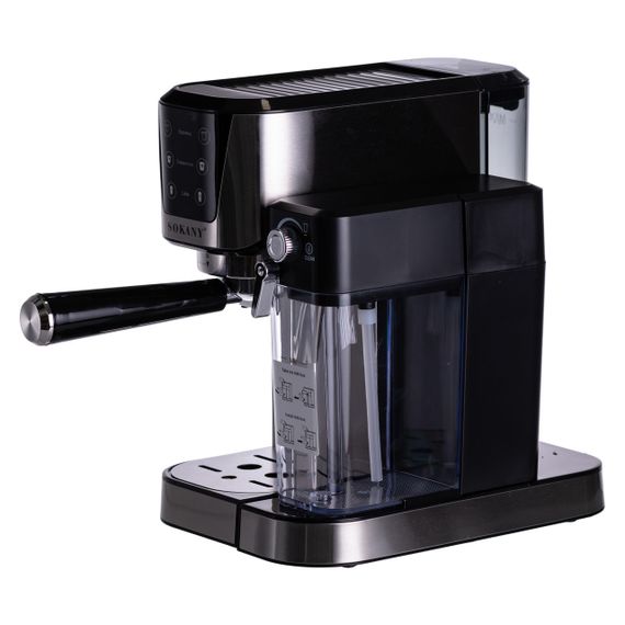 Кавоварка рожкова 3в1 з капучинатором 1350 Вт  бак 1 л Sokany SK-04027 | Зображення 2