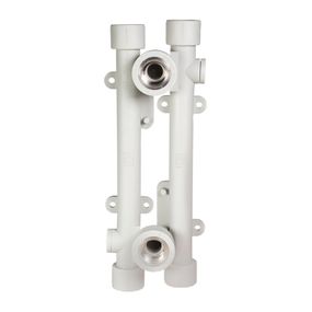 Коліно подвійне настінне PP-R 2x20x1/2 (KP0154/22471)