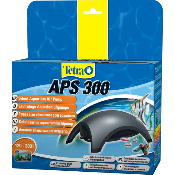 Компресор Tetra для акваріума APS 300 з двома виходами 120/300 л