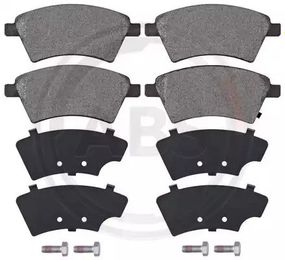 Колодки передні гальмівні Suzuki SX4 04gt, ABS (37532)