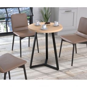 Стол обеденный круглый Loft Design Трикс борас