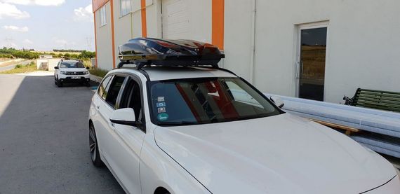 Перемички на рейлінги з ключем Wingbar V2 (2 шт) Сірий для BMW 5 серія F-10/11/07 2010-2016рр