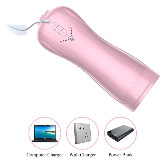 Мастурбатор B - Series Fox Vibrating and Flashing Masturbation Cup, рожевий Sex Aura | Зображення 5