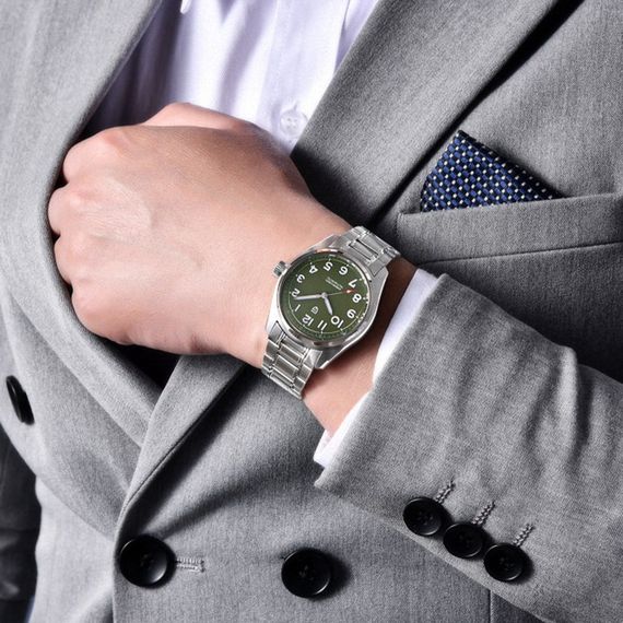 Годинник P2agani Design PD-1717 Silver-Green | Зображення 2