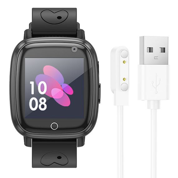 Детские cмарт-часы Hoco Y100 with call function Black | Зображення 1
