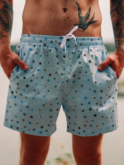 Плавки звезды голубой S