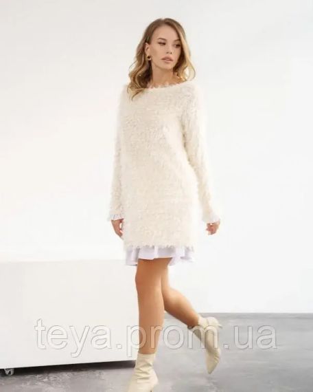 Плаття для жінок колір бежевий розмір M FI_005814 | Зображення 1