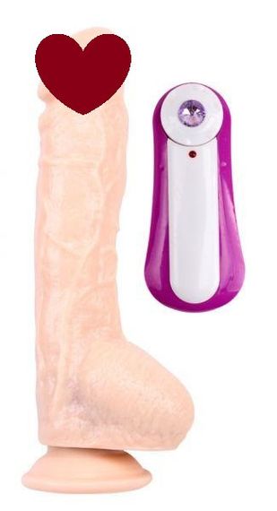 Вибромассажер Alexander Lee 10'' Vibrating Dildo, Flesh Sex Aura