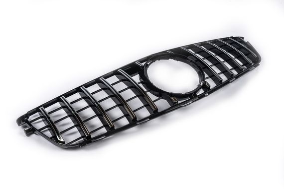Передня решітка GT для Mercedes C-class W204 2007-2015рр | Зображення 2