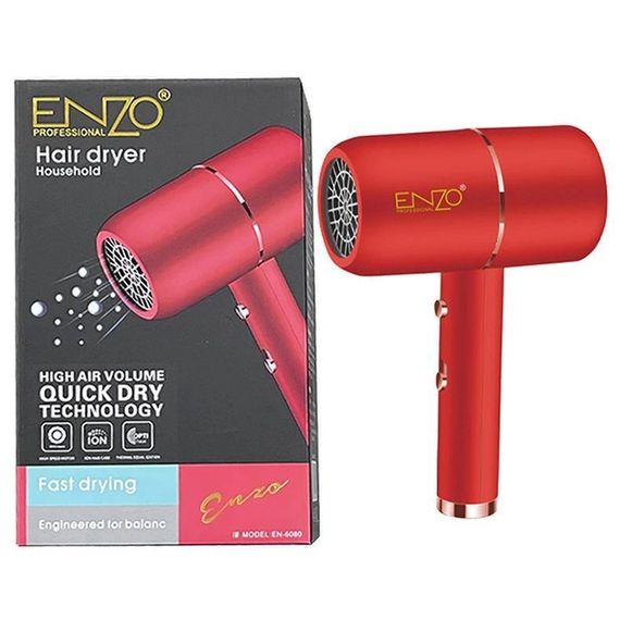 Фен для сушки волос ENZO EN-6080 чорний (43079-EN-6080_470) | Зображення 1