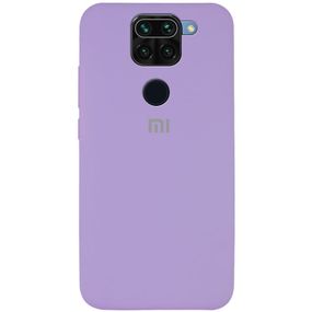 Чехол Silicone Cover Full Protective (AA) для Xiaomi Redmi Note 9 / Redmi 10X Сиреневый / Dasheen