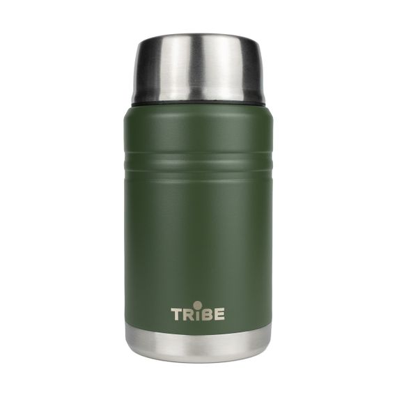 Термос харчовий Tribe Food Jar 0,7 л оливковий, термос трайб для їжі, термос для супу