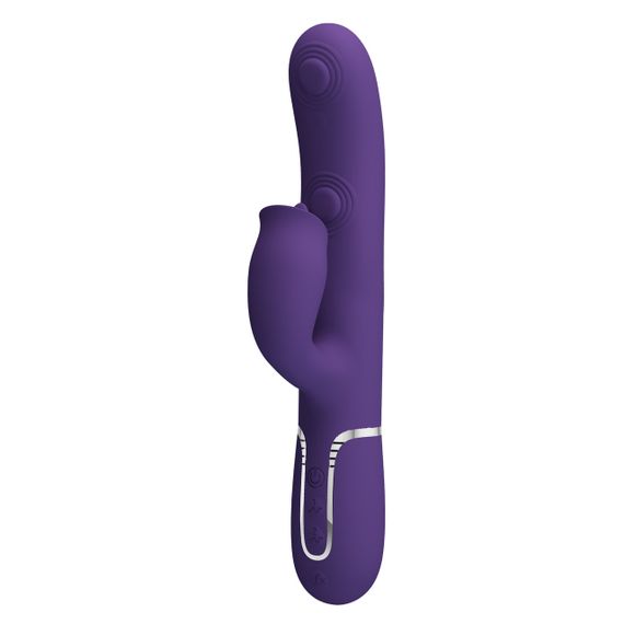 Пульсатор із кліторальним стимулятором серії Pretty Love - Gigi Dark Purple 7 thumping functions 7 licking modes, BW-500035-2 Sex | Зображення 2
