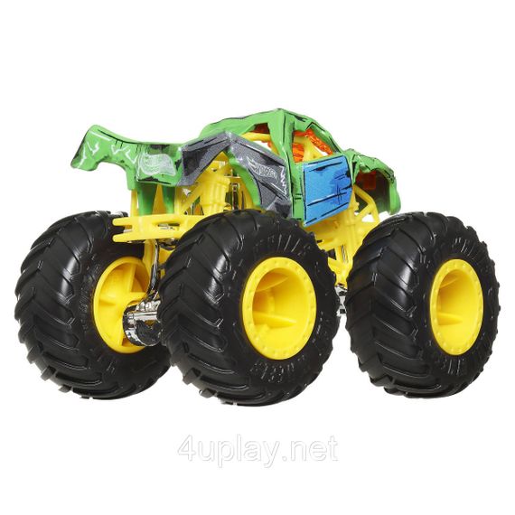 Подарочный набор 2 монстр-трака Хот Вилс Оригинал Hot Wheels Monster Trucks Lil' Haulin Vs Totaled | Зображення 5
