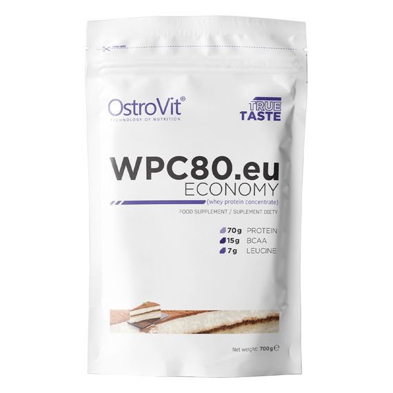 Протеин OstroVit Economy WPC80.eu 700 g /23 servings/ Tiramisu