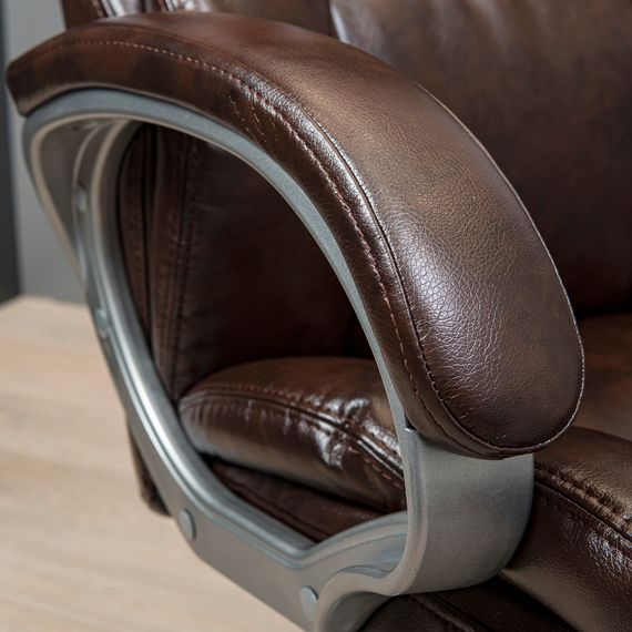 Крісло Манхеттен Ю Хром П2 M-1 (Tilt) Мадрас ДК Браун | Зображення 6