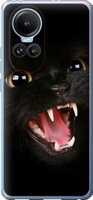 Чехол на Oppo Reno10 Чёрная кошка "932u-3107-17620"