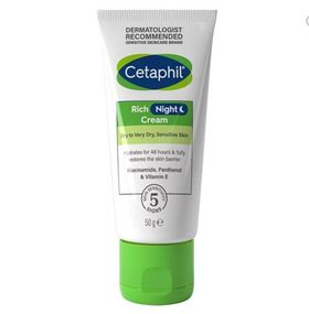Крем для обличчя Cetaphil Rich Night Cream, Face Moisturiser for Dry to Very Dry Sensitive Skin 50 g