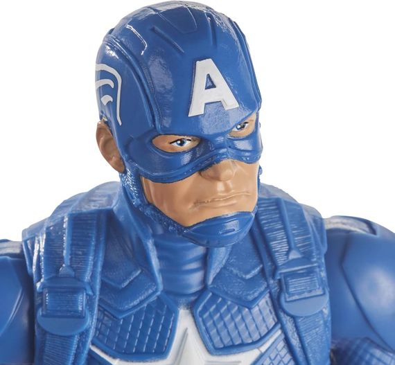 Ігрова фігурка Капітан Америка 30 см Оригінал Marvel Titan Hero Captain America 12” Action Figure | Зображення 8