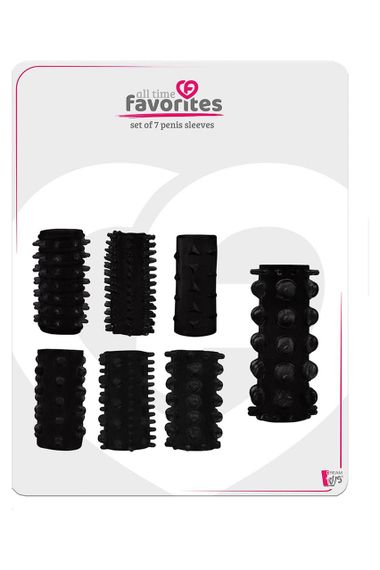 Набір насадок ALL TIME FAVORITES PENIS SLEEVES SET | Зображення 1