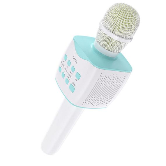 Портативная колонка HOCO BK5 Cantando karaoke microphone Blue