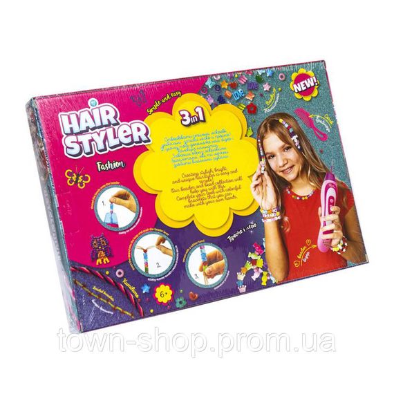 Набор креативного творчества "Hair Styler. Fashion" HS-01-01 станок для плетения кумихимо | Зображення 1