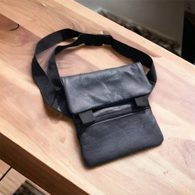 Набор 2В1. Кожаная сумка с кобурой + фонарик профессиональный POLICE BL-X71-P50 FI-73