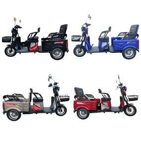 Электротрайк Crosser Transit TR-5 1500W 72V 24Ah, грузовой трехколесный электроскутер до 60 км, 3 места