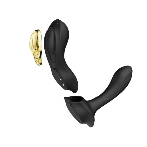 Вібратор у трусики AYA Zalo Obsidian Black на пульті управління Sex Aura | Зображення 3