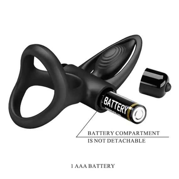 Эрекционное вибро кольцо Pretty Love - Vibration Cock Ring, 10 vibration functions, BI-210306-1 sexstyle | Зображення 9