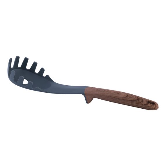 Набір з підставкою 7 предметів кухонного приладдя нейлонові з ручкою під дерево | Зображення 8