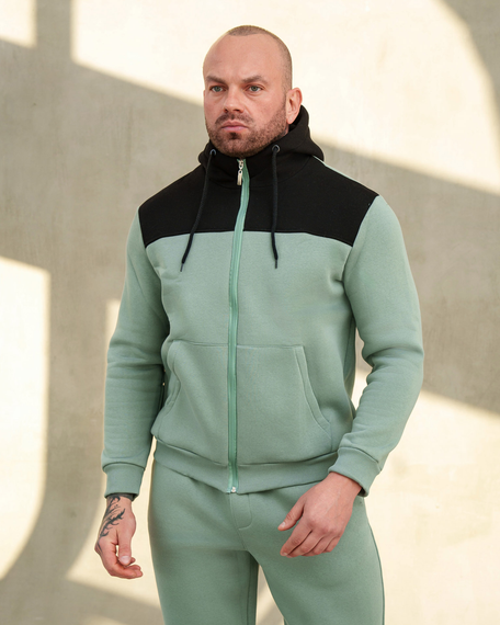 Костюм Челси Премиум фисташково-черный S XL | Зображення 3