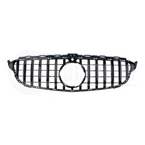 Решетка радиатора Mercedes Benz W205 14-18 (глянц.чёрн. (с отв. камеры) ) GTR, AutoTechteile, 140 8807, 140