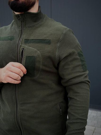 Військова Кофта Олива Army Combat Olive мікрофліс кубик | Зображення 7