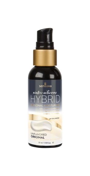 Смазка водно-силиконовая Sensuva Hybrid Formula (57 мл) без сахара, подходит для оральных ласк