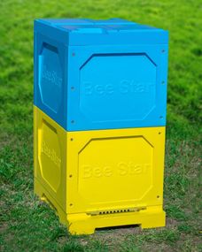 Улей ППУ «BeeStar» 8 рамок 2 корпуса Дадан — цветной