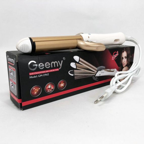 Випрямляч для волосся GEMEI GM-2962 4в1, плойка прасок випрямляч, професійний прасок | Зображення 7