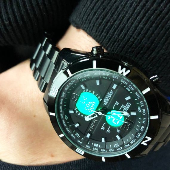 Наручні чоловічі годинники SKMEI, Годинники чоловічі в строгому стилі для модного чоловіка PA-19 | Зображення 9