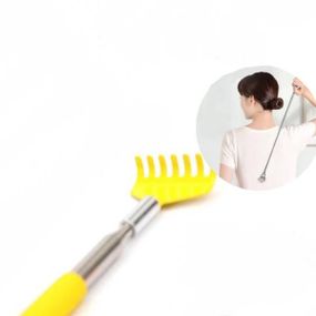 Масажер Чесалка для спини Жовтий