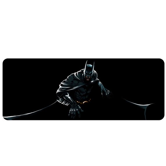 Килимок 300*800 тканинний Бетмен з боковою прошивкою, товщина 2 мм, Black, Пакет